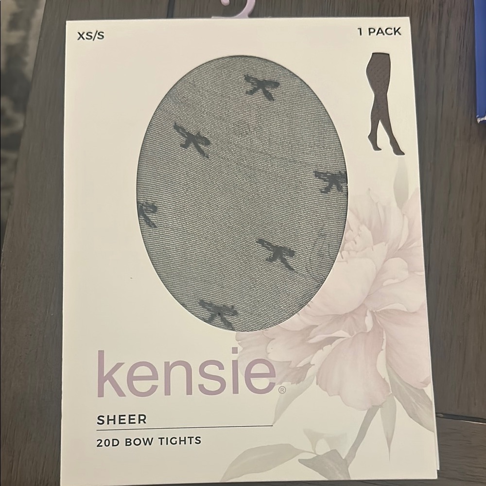 Kensie Sheer 20D Bow Tights